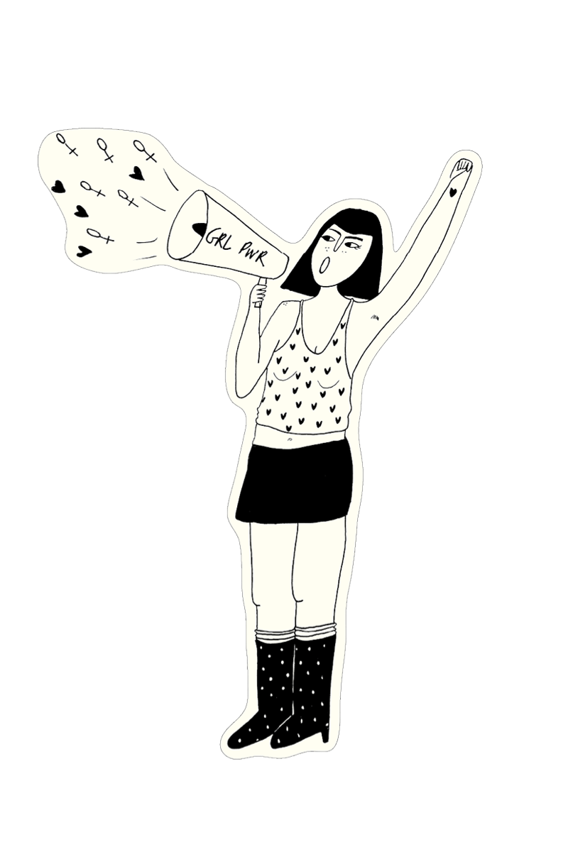 Sticker "Power To All Women"