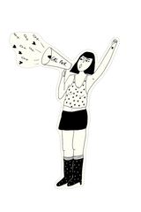 Sticker "Power To All Women"