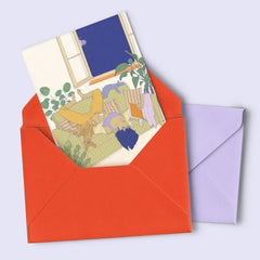 Postkarte "Sleepover"