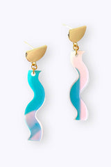 Eco-Ohrschmuck Waves Bright