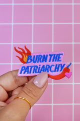Bügelbild Patch Burn Patriarchy