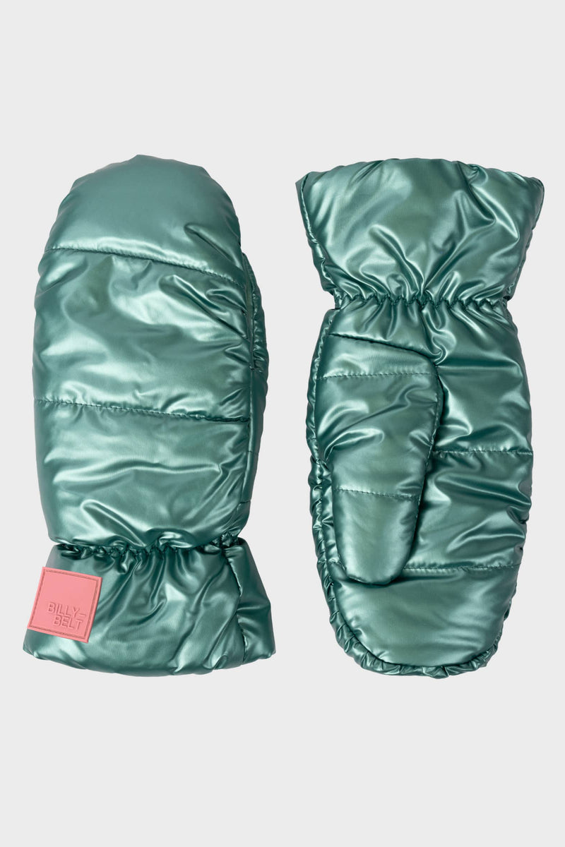 Handschuh-Fäustlinge Metallic Green