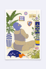 Kunstdruck "riots not diets!"