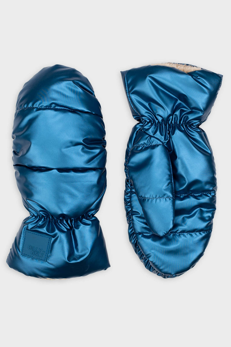 Handschuhe Metallic Blue