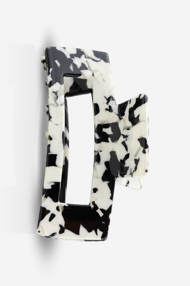 Haarklammer - Crush Black Marble