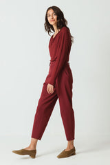 Hose Ezama Trouser Burgundy