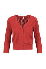 Strickjacke Sweet Petite Red Pigtail Knit