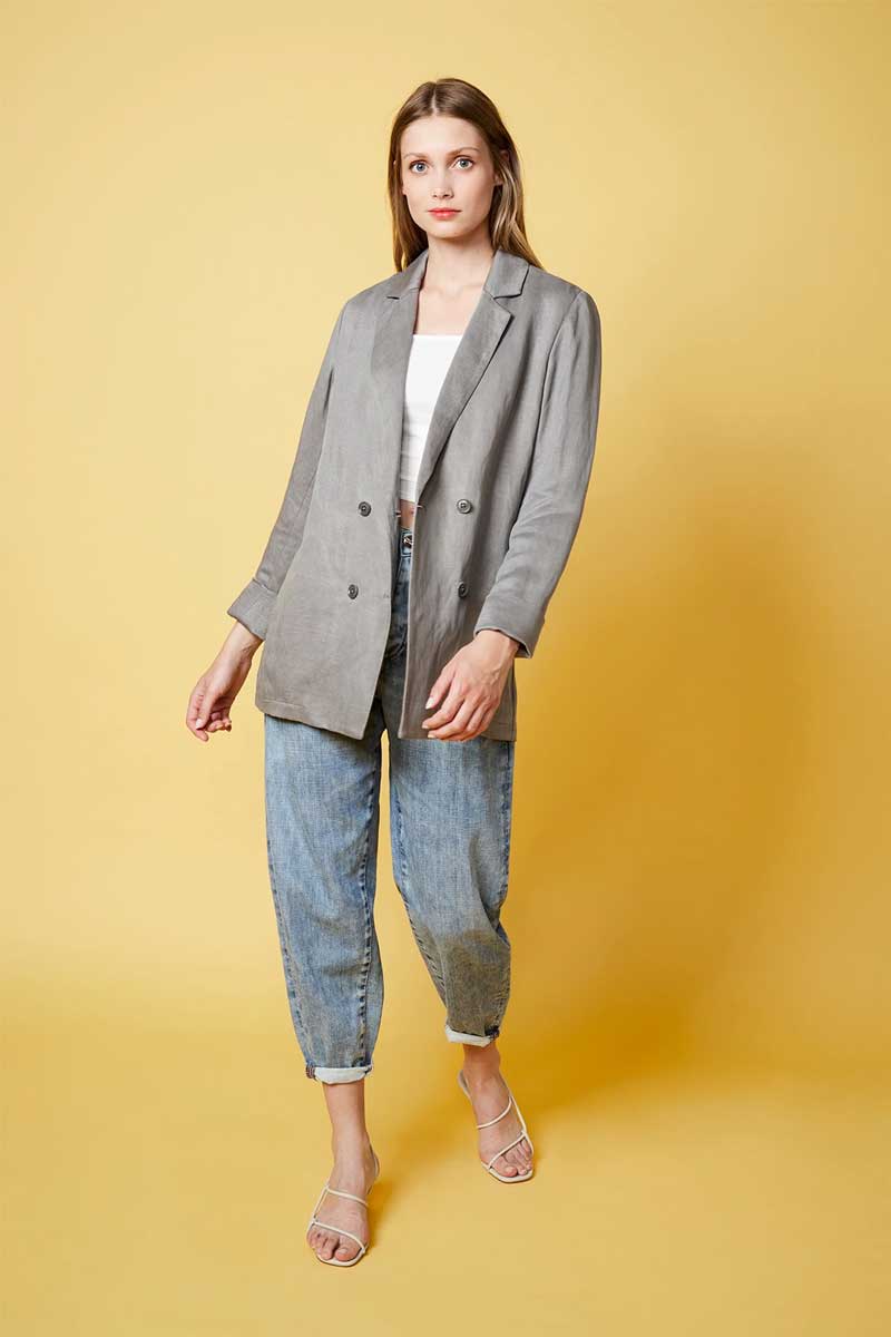 Graue Jacke Sheean Reed von LangerChen Bild 4