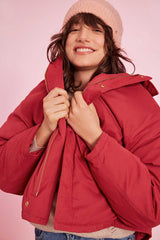 Regenjacke Nepola Poppy Rot