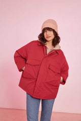 Regenjacke Nepola Poppy Rot