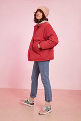 Regenjacke Nepola Poppy Rot