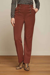 Hose Lara Sailor Broadway Bombay Brown