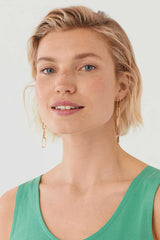 Tanktop Organic Cotton Sleeveless Shirt Türkis