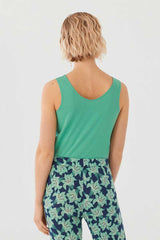 Tanktop Organic Cotton Sleeveless Shirt Türkis
