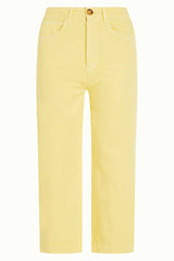 Hose Marcie Cropped Pants Garment Dye Lemonade Yellow