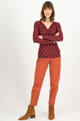 Langarm-Shirt Hot Knot Lacy Flower Power Millefleurs