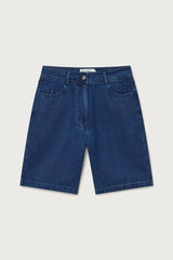 Jeans-Shorts Hemp Jasmine Denim Blue