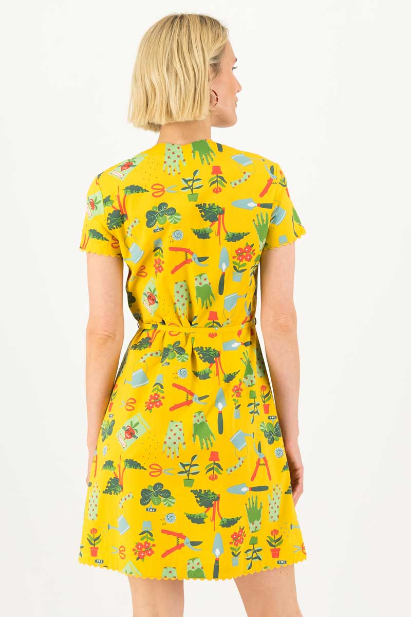 Midi-Kleid Fairy In The Garden Dress mit Let Love Grow Muster von Blutsgeschwister Bild 4