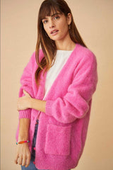 Strickjacke Betani Rose Fluo