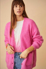 Strickjacke Betani Rose Fluo