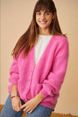 Strickjacke Betani Rose Fluo