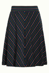 Sofia Skirt Elmore Stripe Black von King Louie