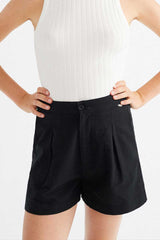 Schwarze Black Narciso Shorts von Thinking Mu Bild 1