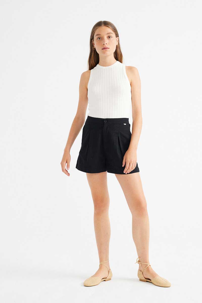 Schwarze Black Narciso Shorts von Thinking Mu Bild 3