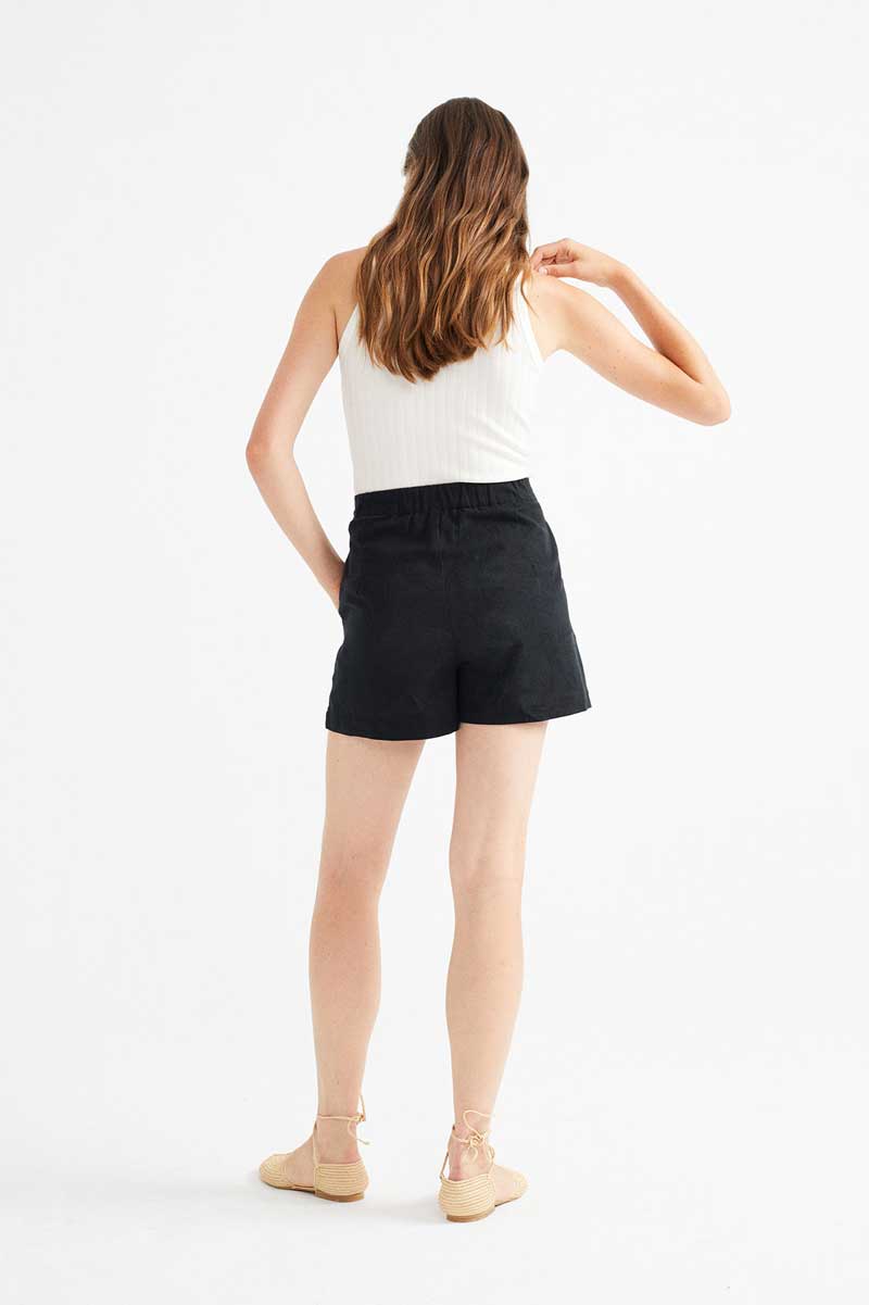 Schwarze Black Narciso Shorts von Thinking Mu Bild 2