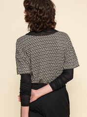 Blouse Noir Ecru von Acoté