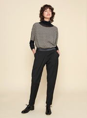 Blouse Noir Ecru von Acoté