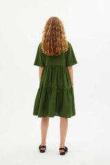 Kleid Hemp Fresia Dress Garden Green