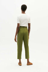 Hose Hemp Rina Pants Forest Green